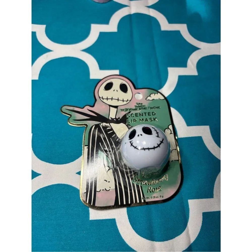 New Nightmare Before Christmas Jack Skellington Scented Lip Mask - White